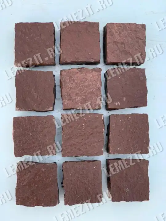 купить колотую брусчатку из камня лемезита по цене от производителя